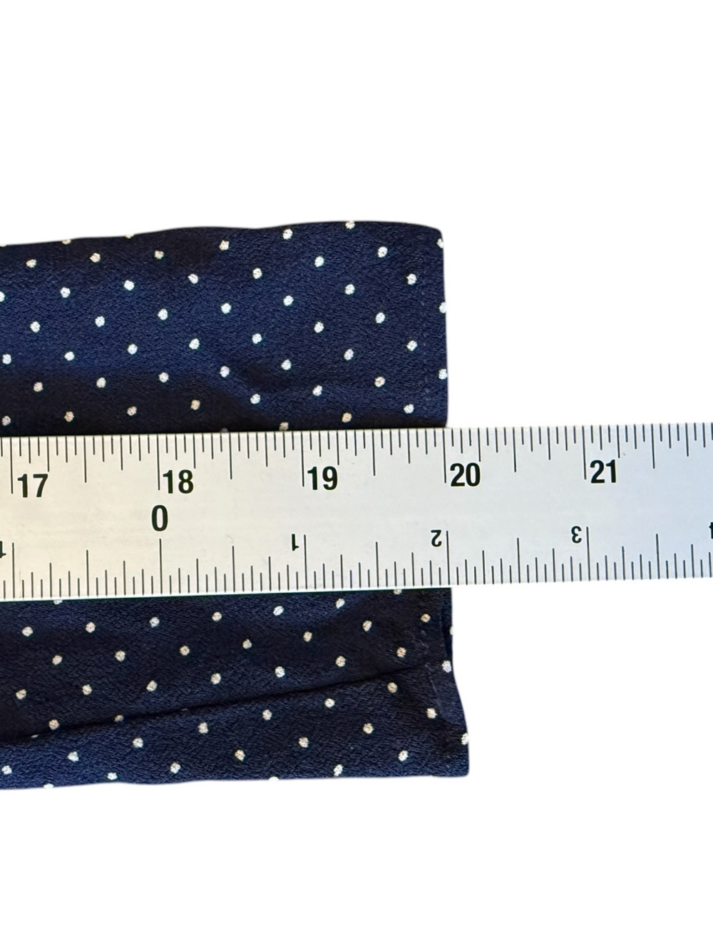 Reformation Navy Polka Dot Long Sleeve Midi Dress Women’s Size Med - Picture 10 of 11